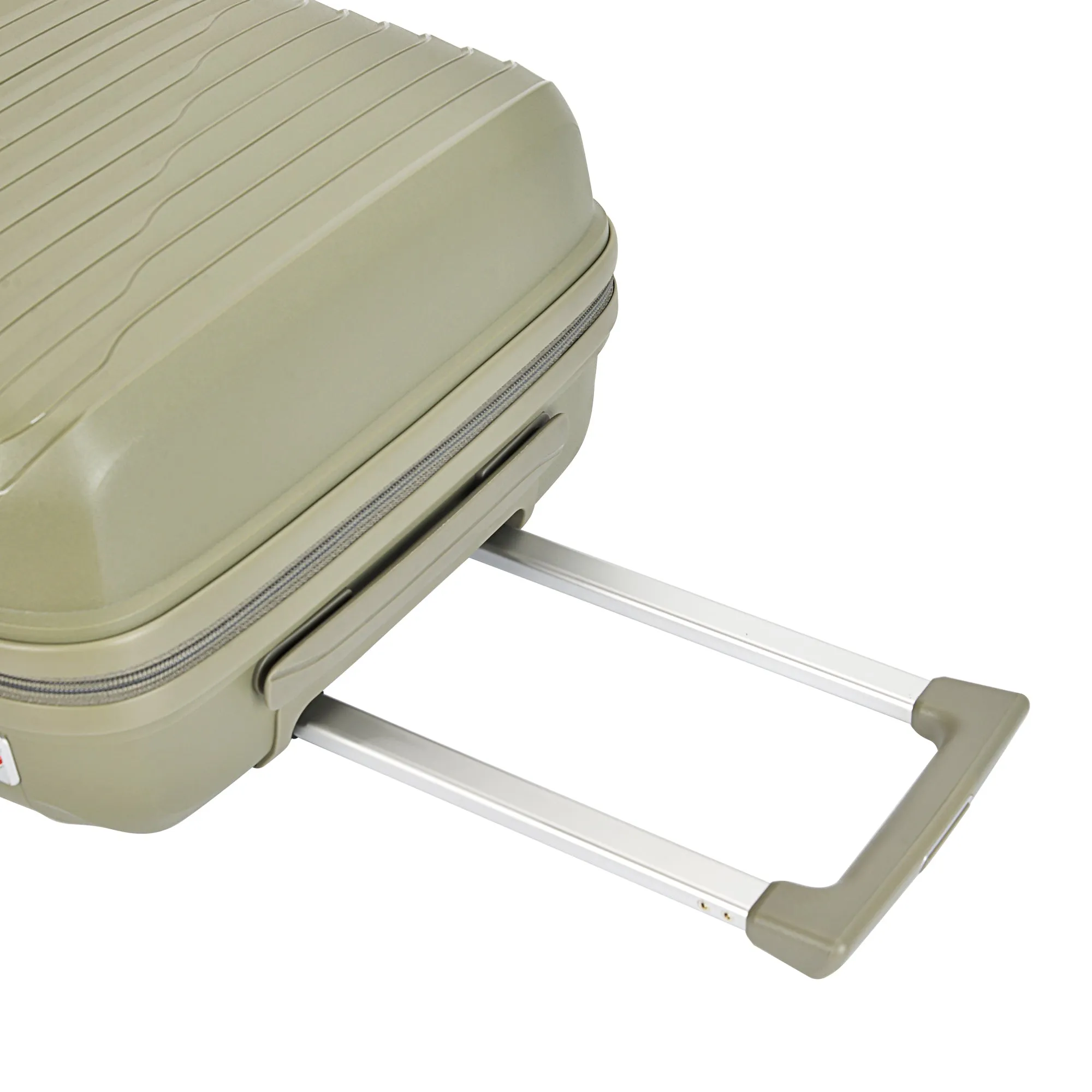 BONTOUR "City" 4-wheel suitcase 75x48x30  cm with TSA lock, size L, green
