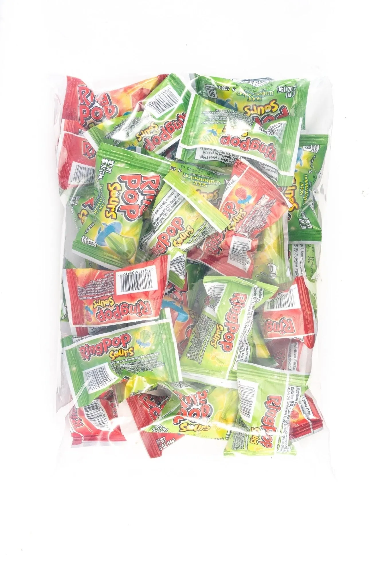 Ring Pop Sours Assorted Lollipops Bulk Bag (0.5 oz, 30 ct.)
