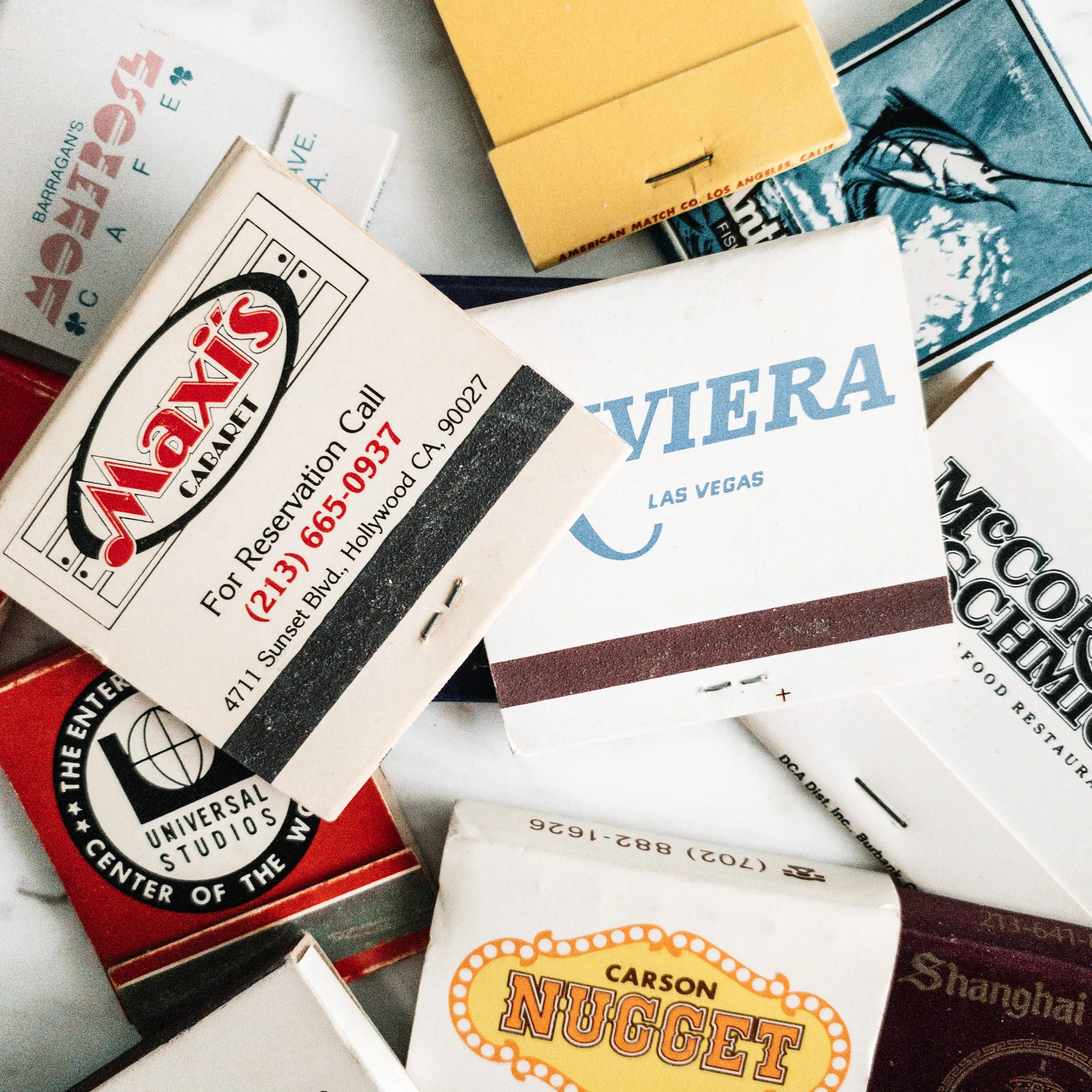 Vintage Matchbooks & Vintage Matches